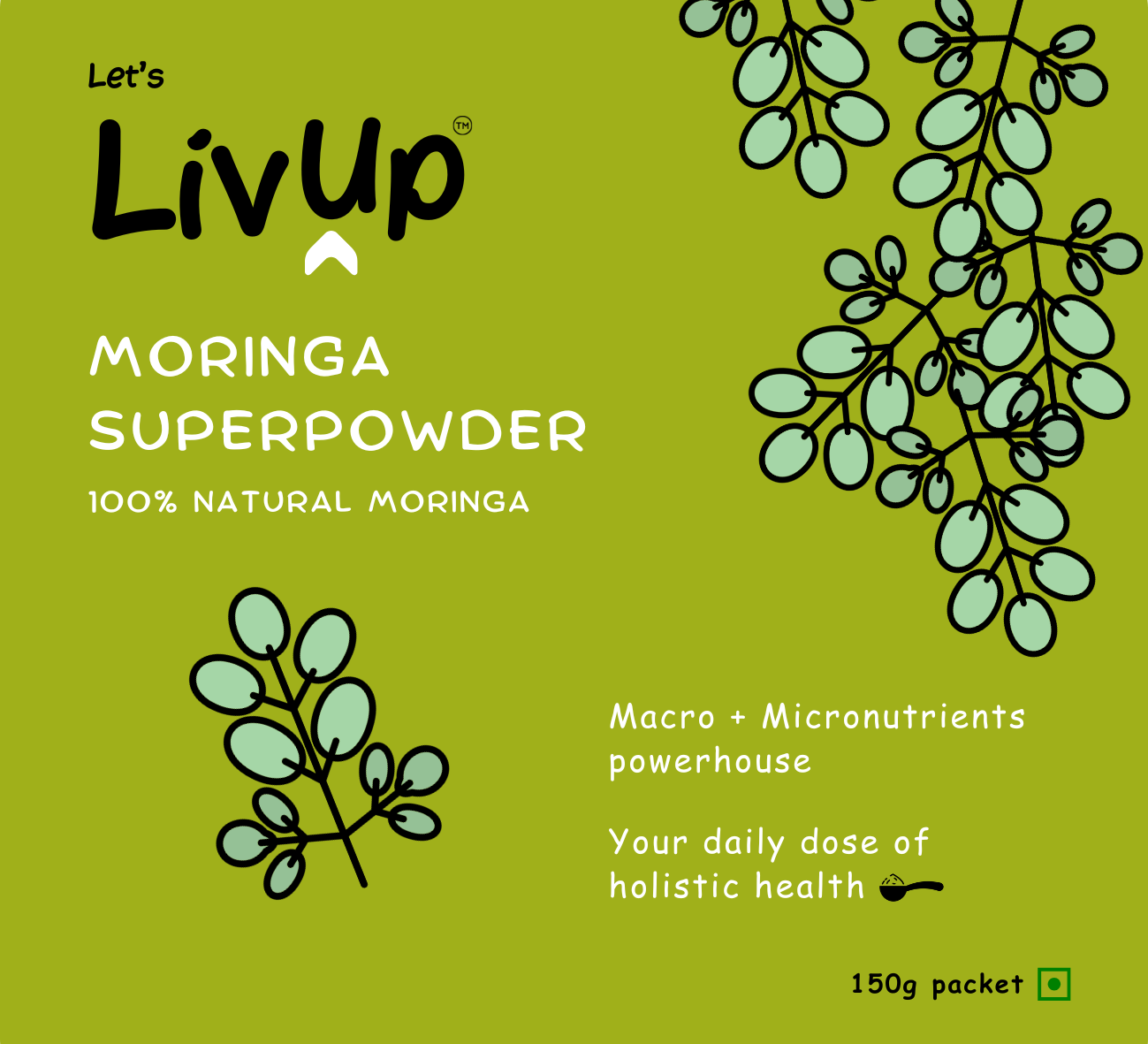 Superpowder Moringa Powder | Holistic wellness, Immunity Booster |100% Natural Moringa with No chemical, No preservatives