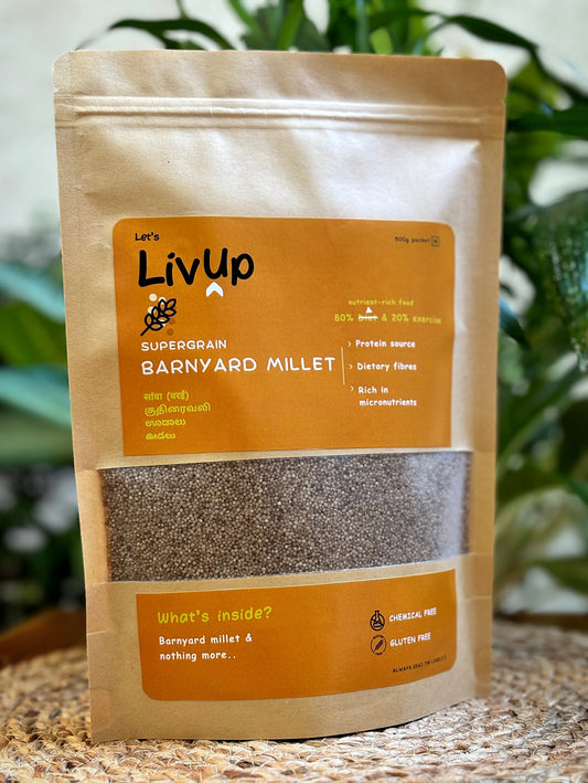 Supergrain Barnyard millet | No chemicals, No preservatives