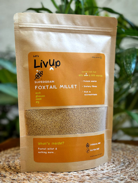 Supergrain Foxtail millet | No chemicals, No preservatives